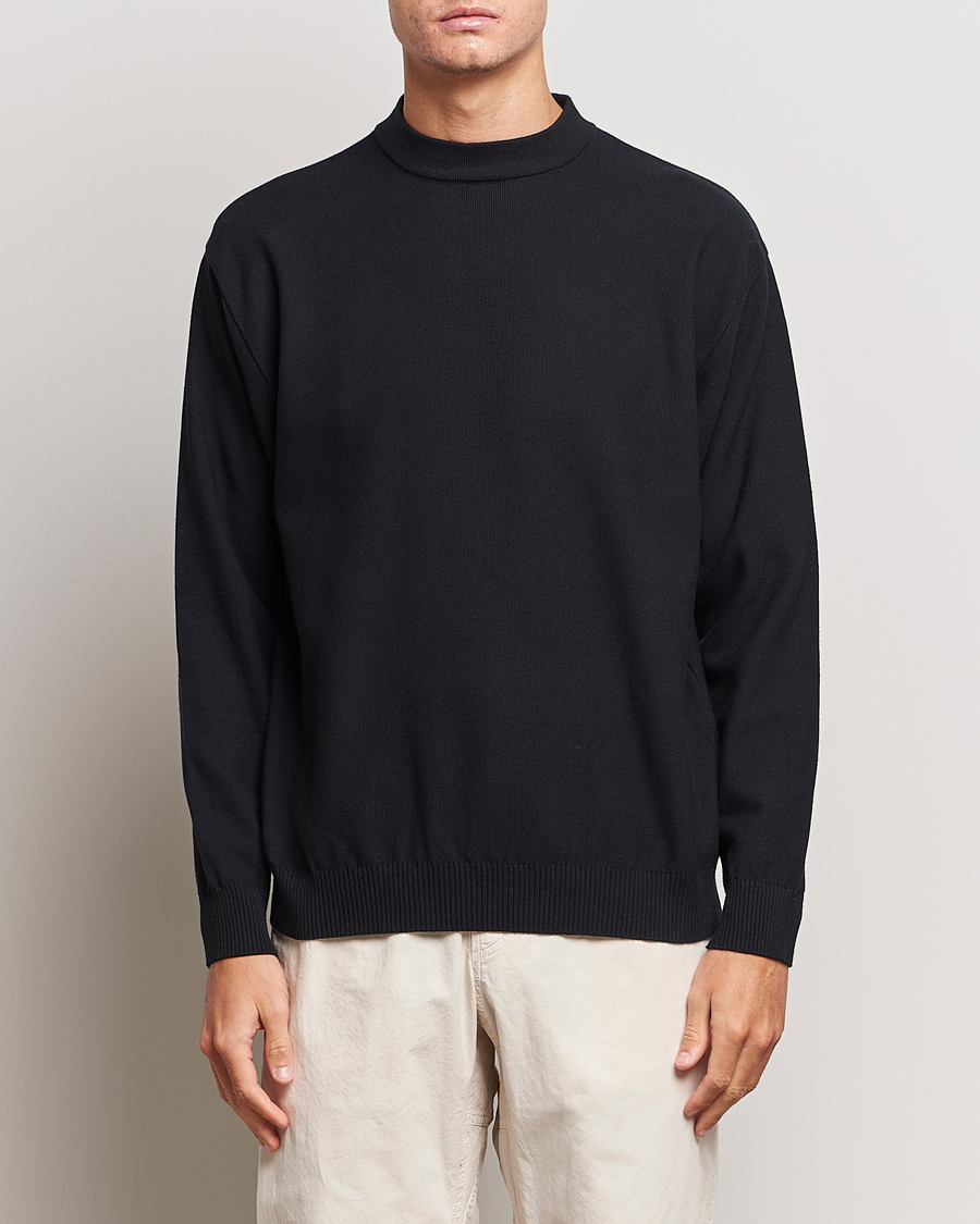 Homme | Pulls Et Tricots | Snow Peak | Cotton Blend Pullover Black