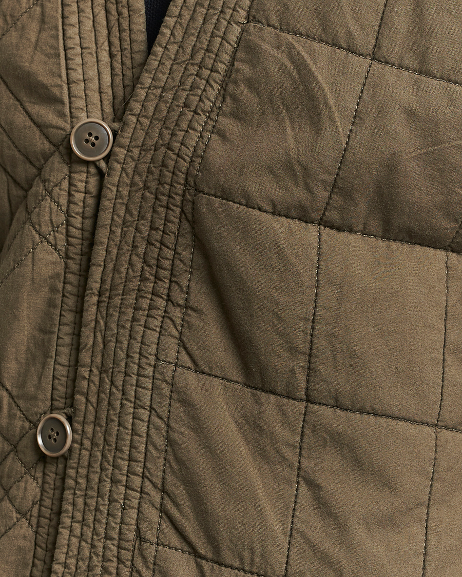 Homme | Manteaux Et Vestes | Snow Peak | Natural Dyed Quilted Jacket Olive