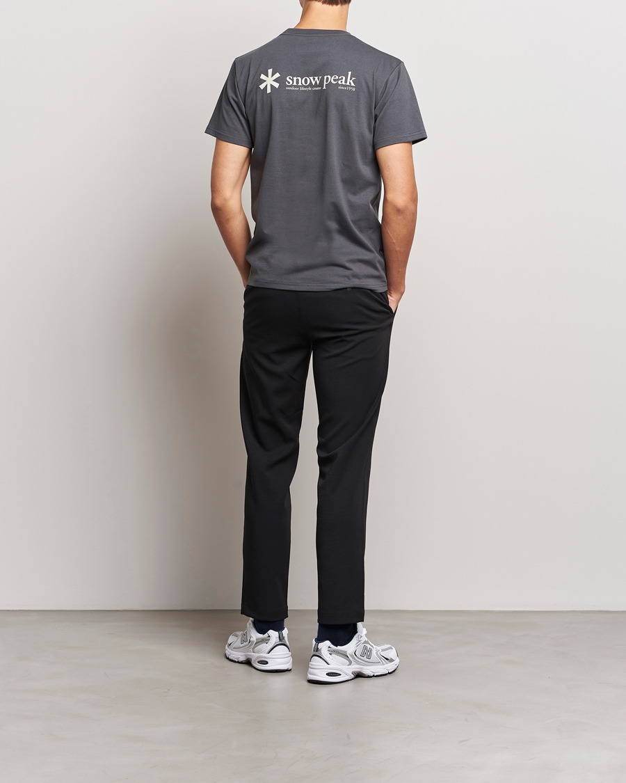 Homme | T-shirts | Snow Peak | Logo T-Shirt Charcoal