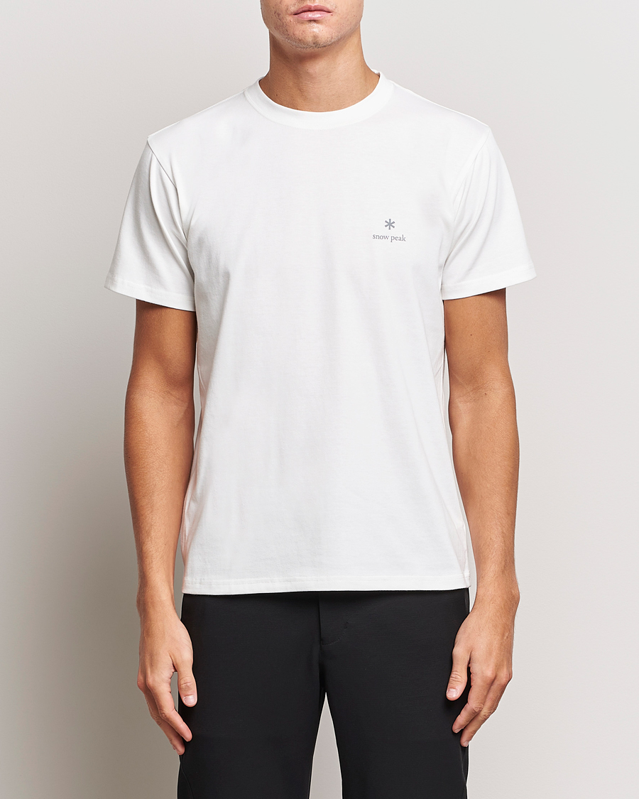Homme | T-shirts | Snow Peak | Logo T-Shirt White
