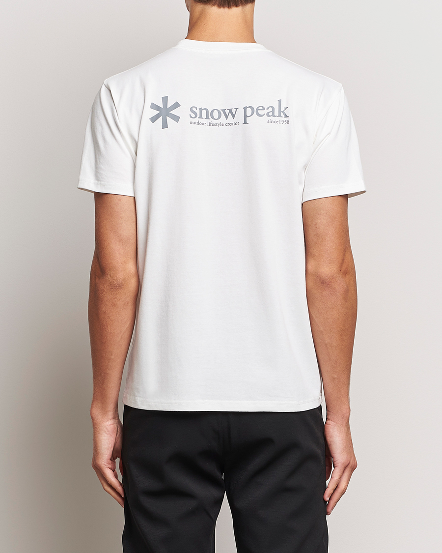 Homme | T-shirts | Snow Peak | Logo T-Shirt White