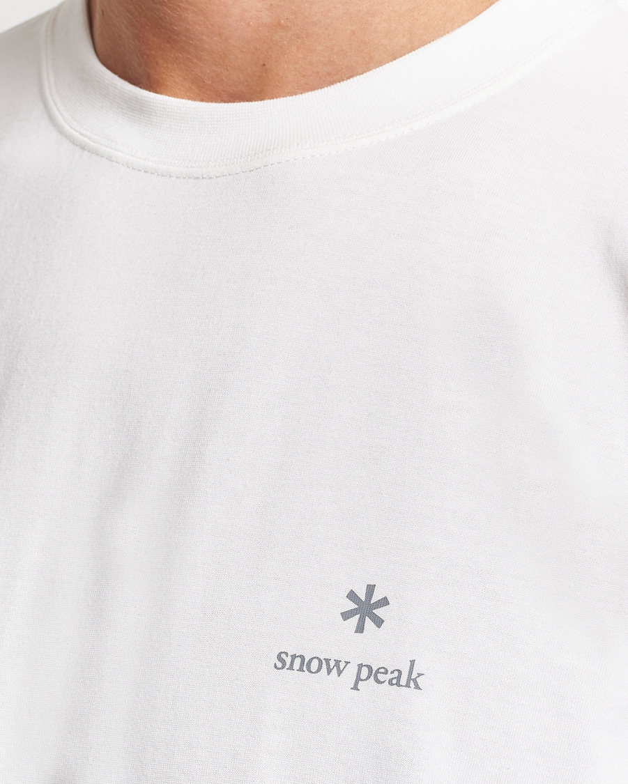 Homme | T-shirts | Snow Peak | Logo T-Shirt White