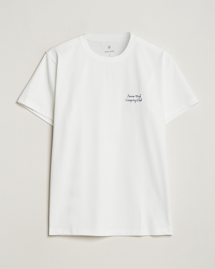 Homme | T-shirts | Snow Peak | Camping Club T-Shirt White