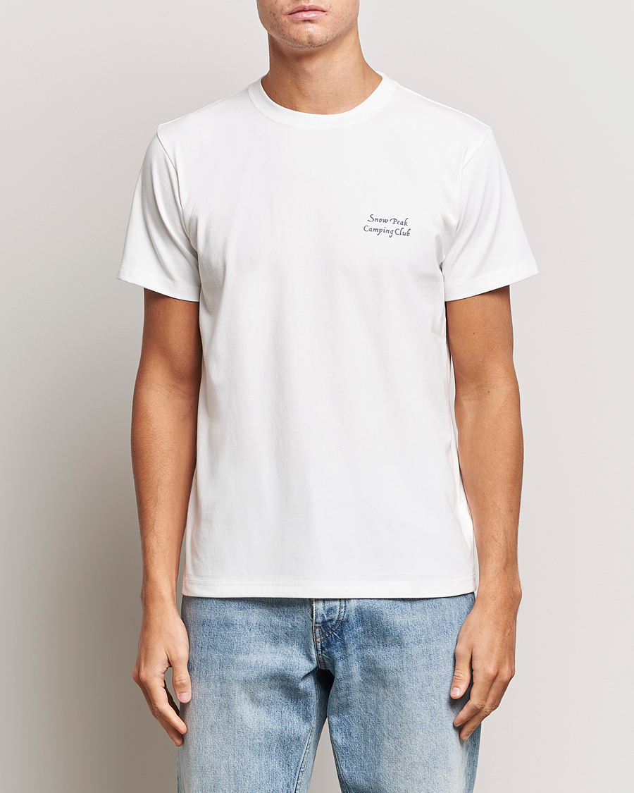 Homme | T-shirts | Snow Peak | Camping Club T-Shirt White
