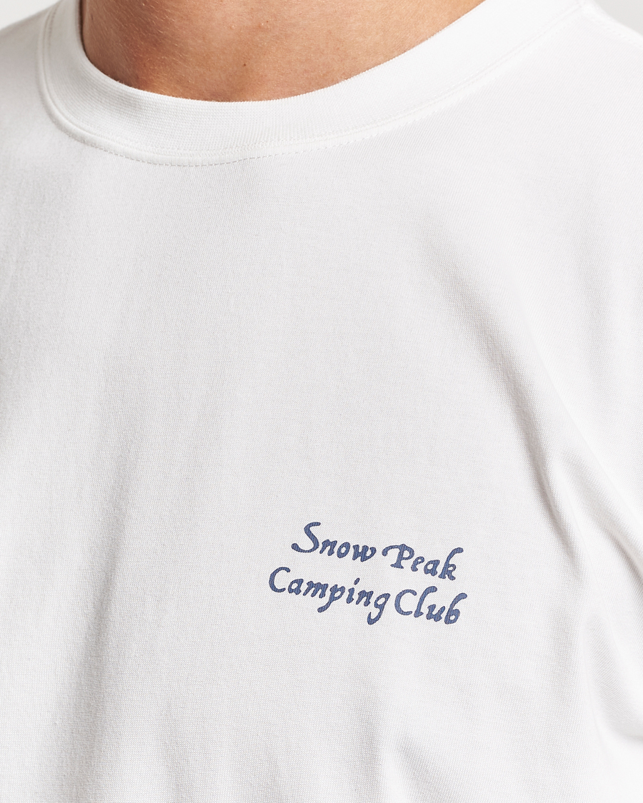 Homme | T-shirts | Snow Peak | Camping Club T-Shirt White