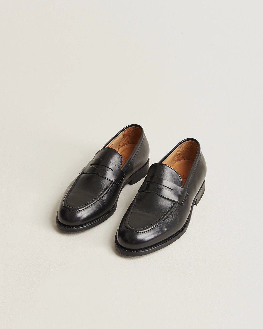 Homme | Chaussures | Myrqvist | Stenhammar Loafer Black Calf