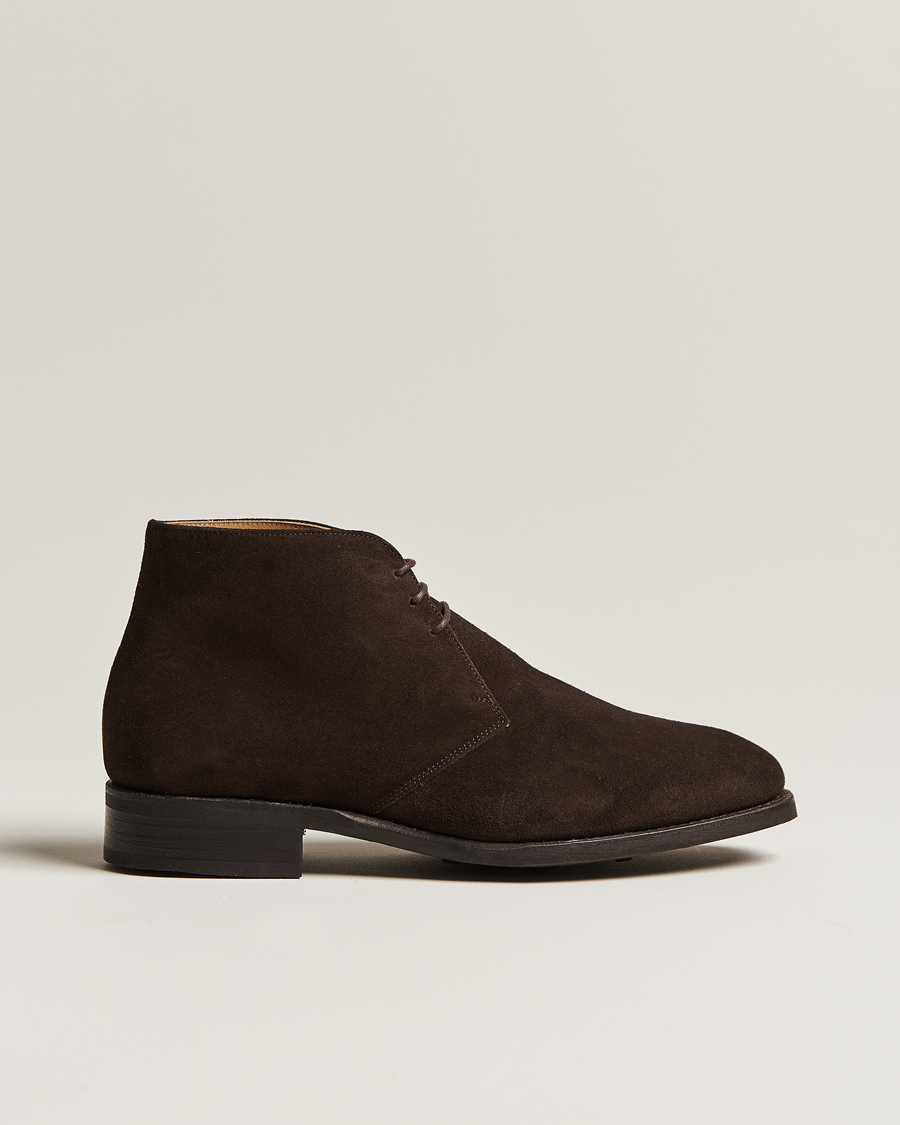 Homme | Myrqvist Gyllsjö Chukka Boot Dark Brown Suede | Myrqvist | Gyllsjö Chukka Boot Dark Brown Suede