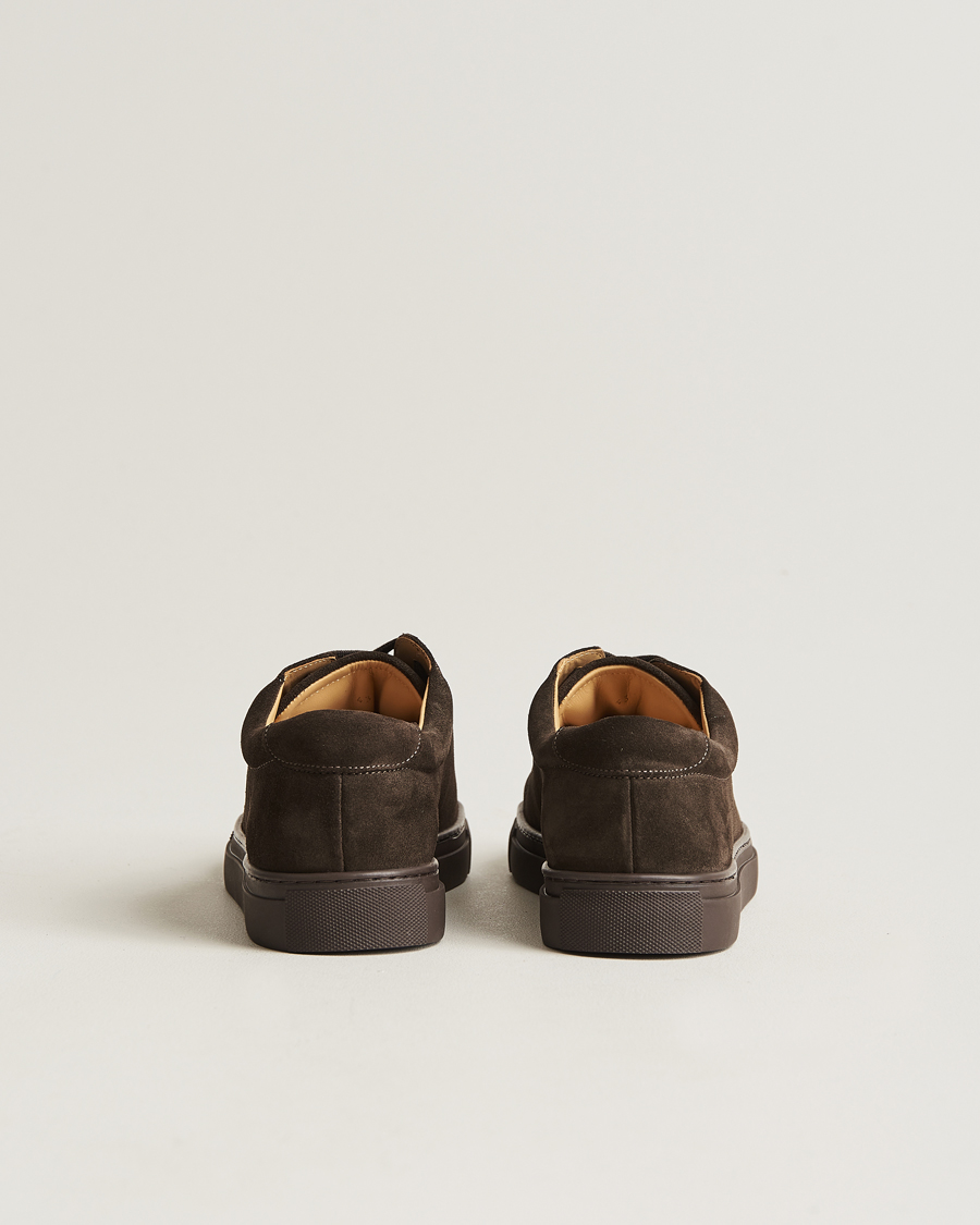 Homme | Myrqvist Oaxen Monochrome Sneaker Dark Brown Suede | Myrqvist | Oaxen Monochrome Sneaker Dark Brown Suede