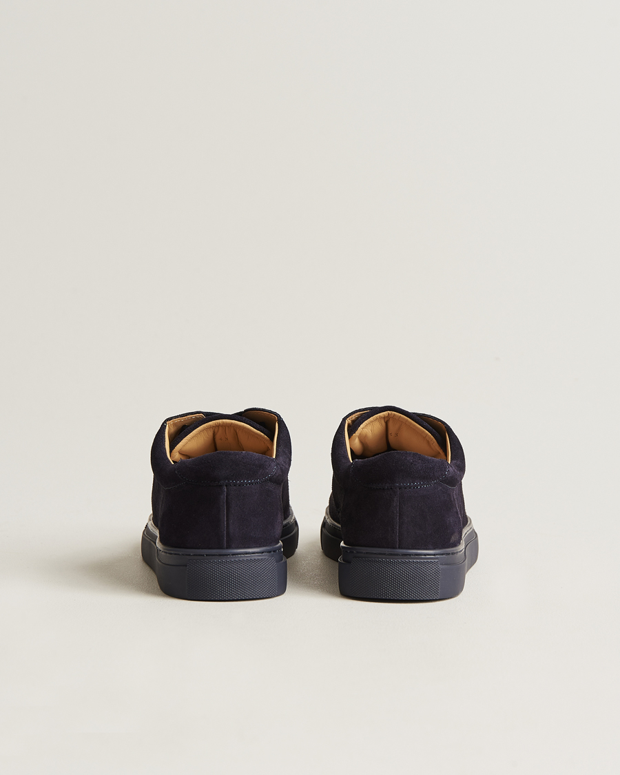 Homme | Myrqvist Oaxen Monochrome Sneaker Navy Suede | Myrqvist | Oaxen Monochrome Sneaker Navy Suede