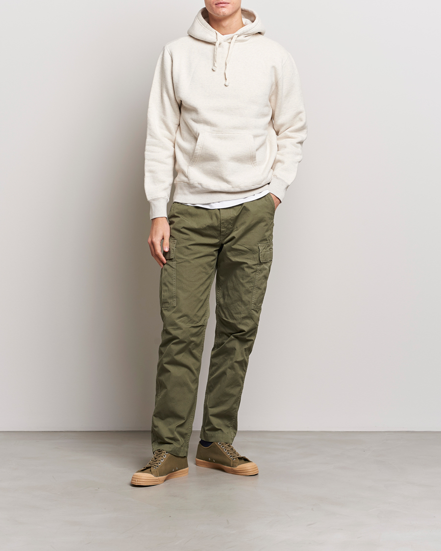 Homme | Pantalons | orSlow | Easy Cargo Pants Army Green