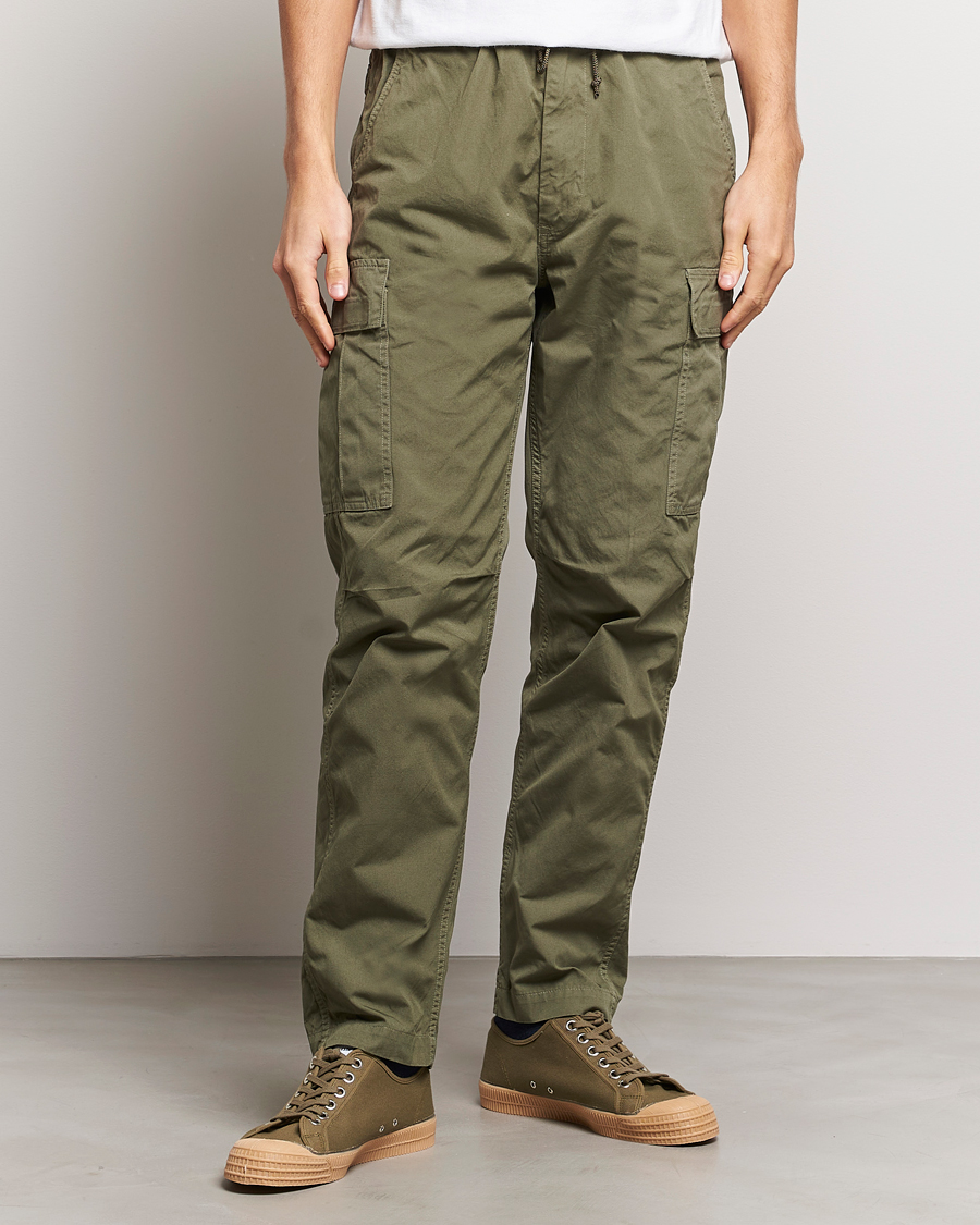 Homme | orSlow | orSlow | Easy Cargo Pants Army Green