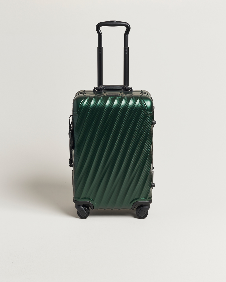 Homme | TUMI International Carry-on Aluminum Trolley Texture Green | TUMI | International Carry-on Aluminum Trolley Texture Green
