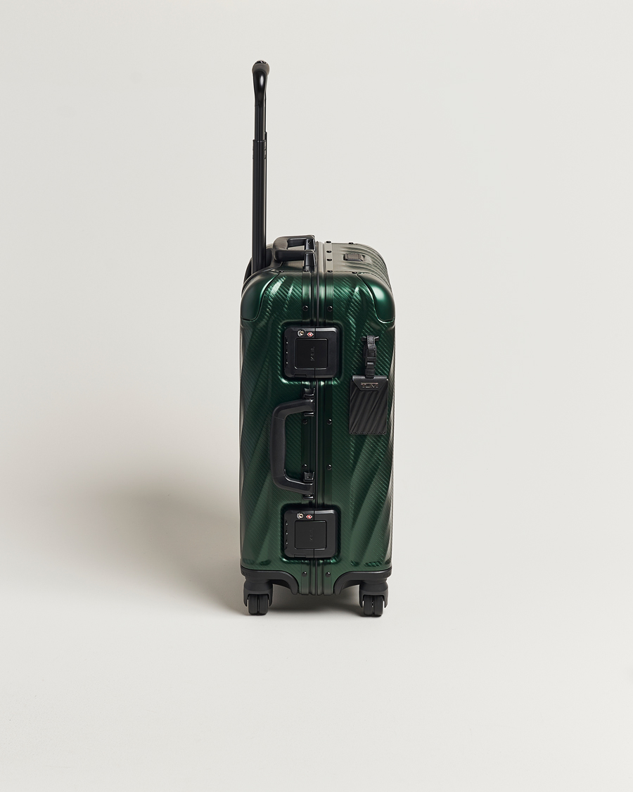 Homme | TUMI International Carry-on Aluminum Trolley Texture Green | TUMI | International Carry-on Aluminum Trolley Texture Green