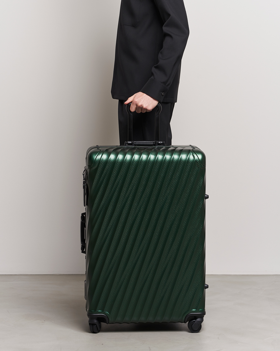 Homme | TUMI Extended Trip Aluminum Packing Case Texture Green | TUMI | Extended Trip Aluminum Packing Case Texture Green