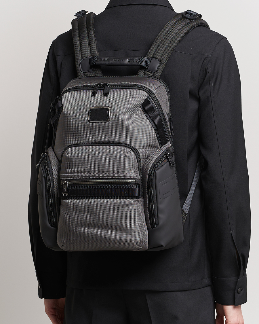 Homme | TUMI Alpha Bravo Navigation Backpack Charcoal | TUMI | Alpha Bravo Navigation Backpack Charcoal