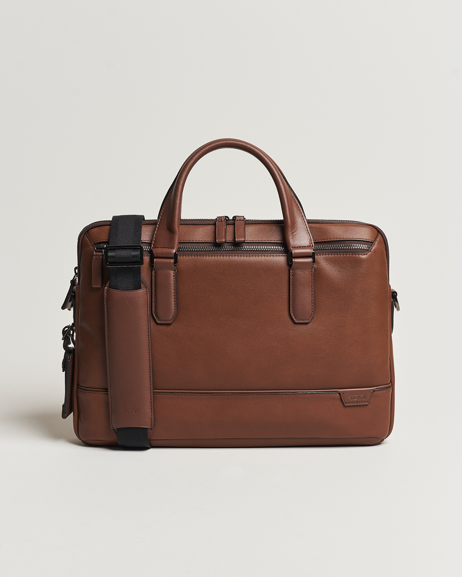 Homme | Sacs | TUMI | Harrison Sycamore Slim Leather Brief Cognac