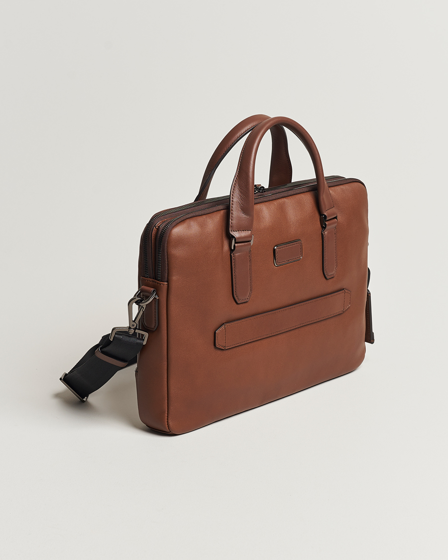 Homme | Sacs | TUMI | Harrison Sycamore Slim Leather Brief Cognac
