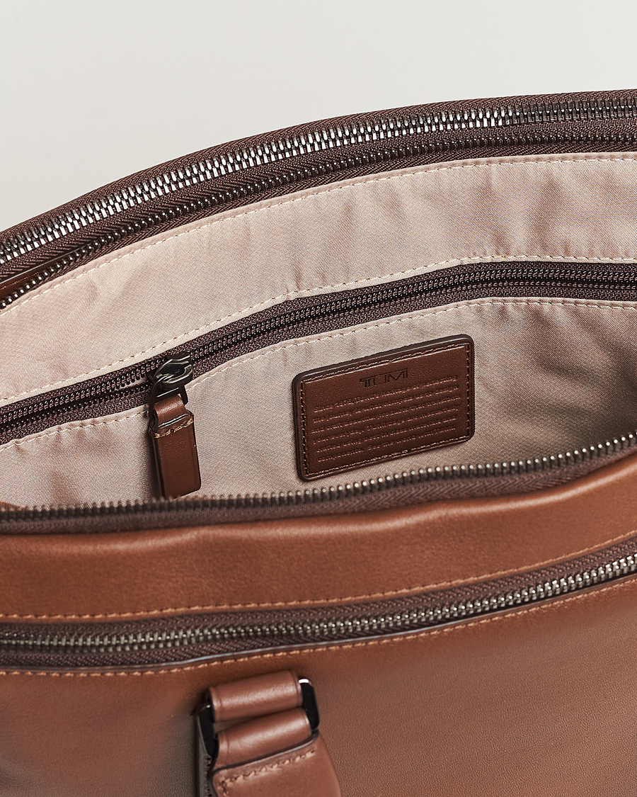 Homme | Sacs | TUMI | Harrison Sycamore Slim Leather Brief Cognac
