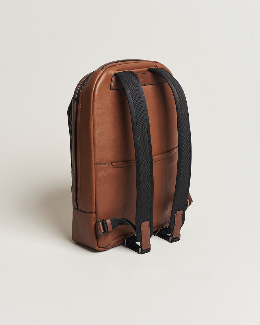 Homme | Sacs | TUMI | Harrison Bradner Leather Backpack Cognac