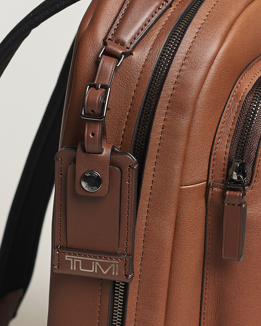 Homme | Sacs | TUMI | Harrison Bradner Leather Backpack Cognac