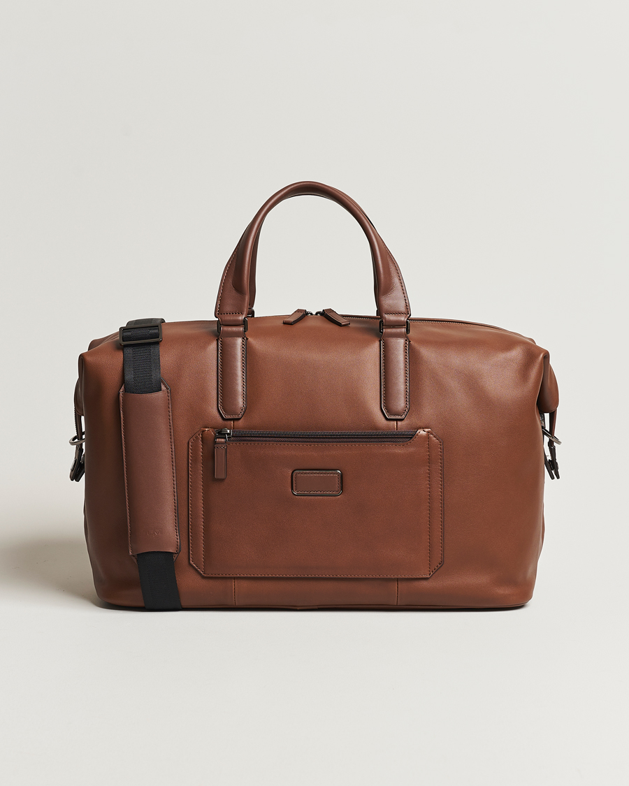 Homme | Sacs | TUMI | Harrison Nelson Leather Duffel Cognac