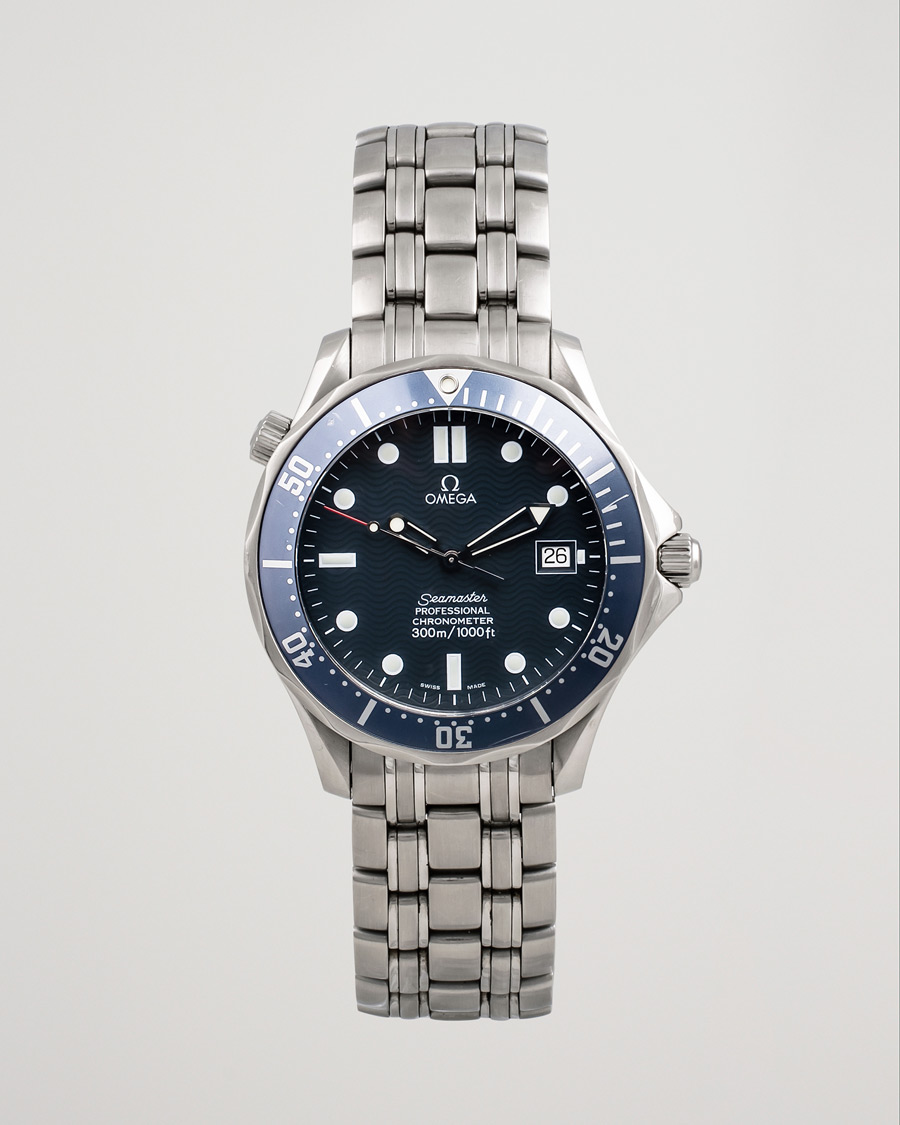 Homme | Omega Pre-Owned Seamaster Diver 300M 25318000 Steel Blue | Omega Pre-Owned | Seamaster Diver 300M 25318000 Steel Blue
