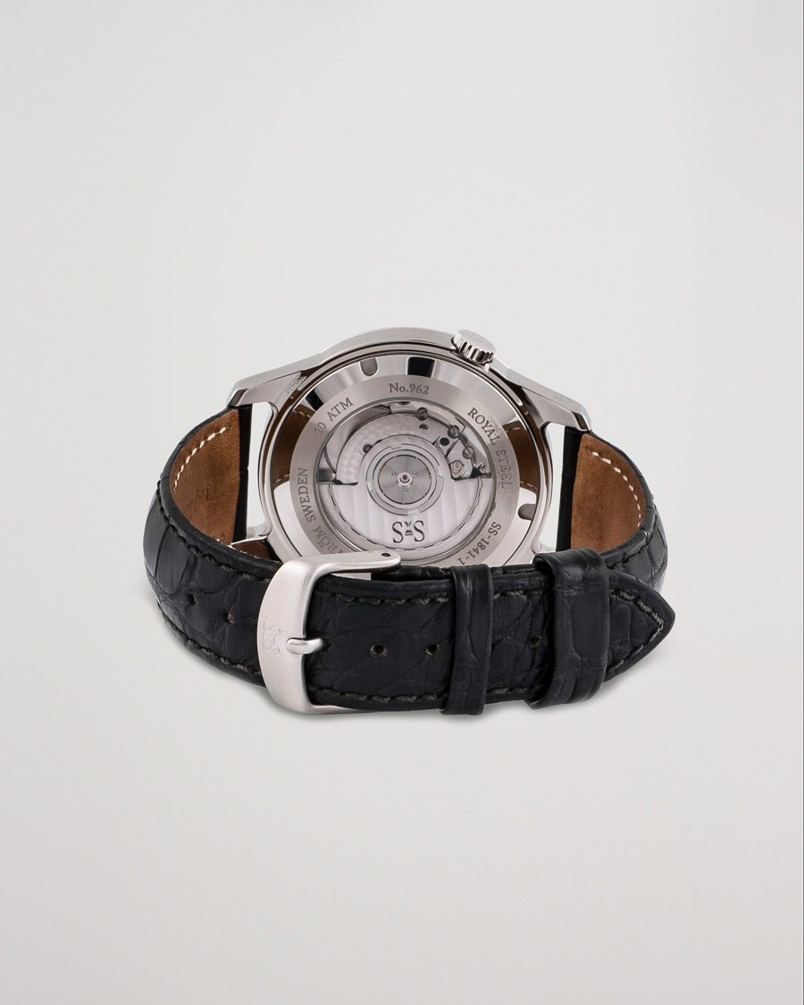 Homme | Sjöö Sandström Pre-Owned Royal Steel Classic 41mm SS-1841-1 Steel White | Sjöö Sandström Pre-Owned | Royal Steel Classic 41mm SS-1841-1 Steel White