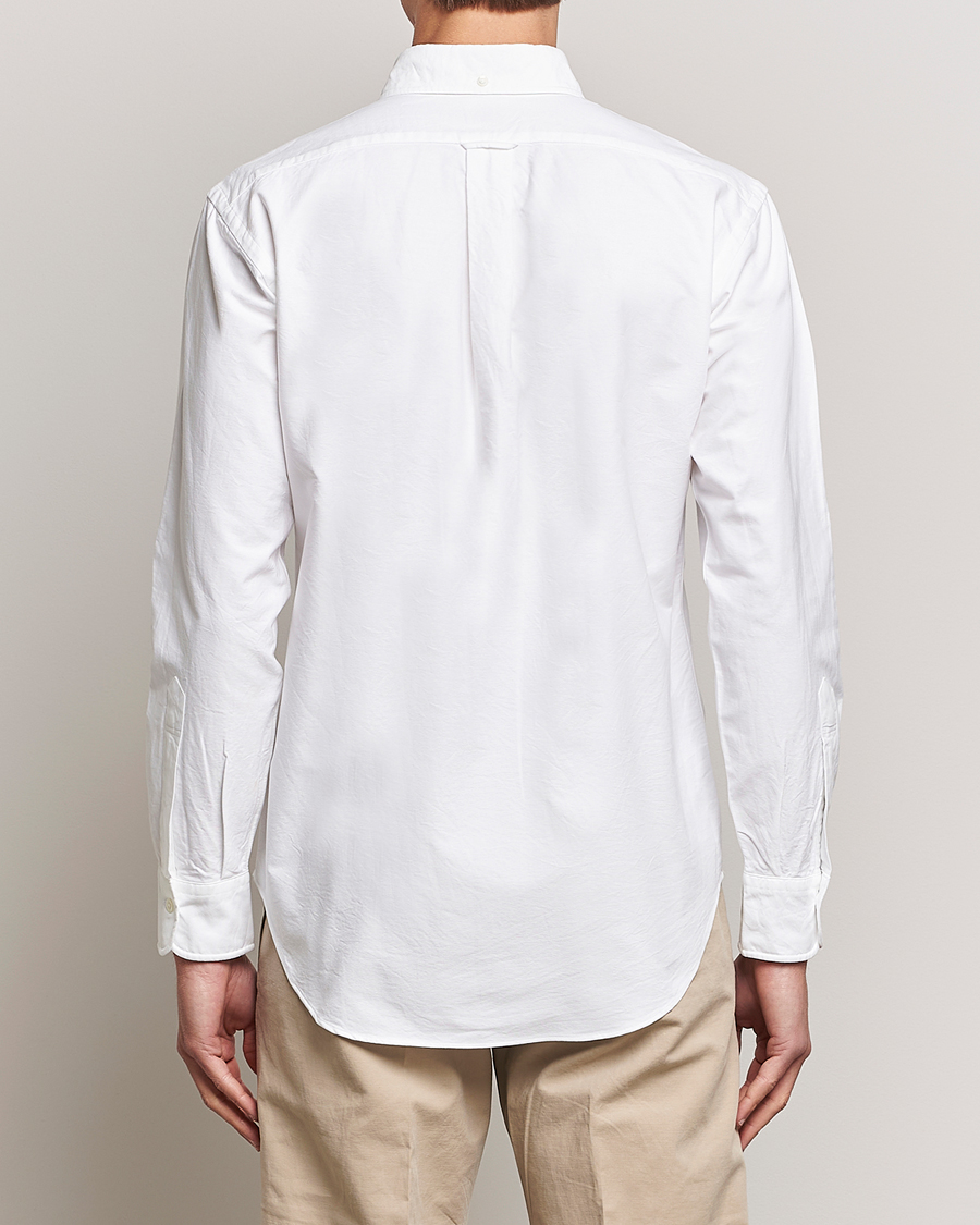 Homme | Chemises | Kamakura Shirts | Vintage Ivy Oxford Button Down Shirt White