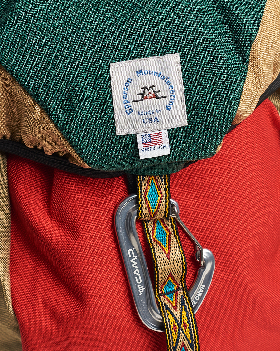 Homme | Epperson Mountaineering Medium Climb Pack Green/Barn Red | Epperson Mountaineering | Medium Climb Pack Green/Barn Red