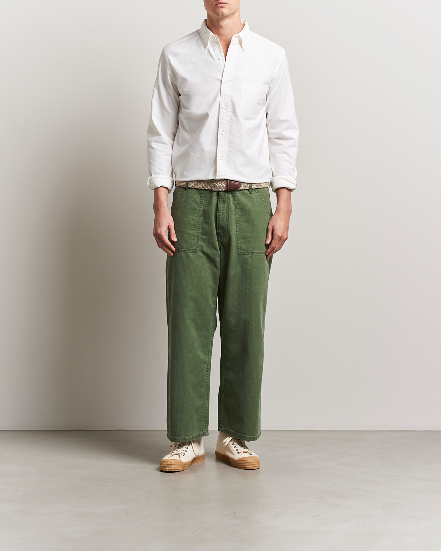 Homme | Chemises | BEAMS PLUS | Oxford Button Down Shirt White