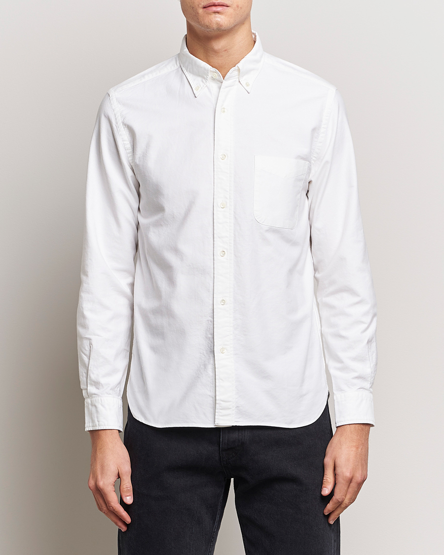 Homme | Japanese Department | BEAMS PLUS | Oxford Button Down Shirt White
