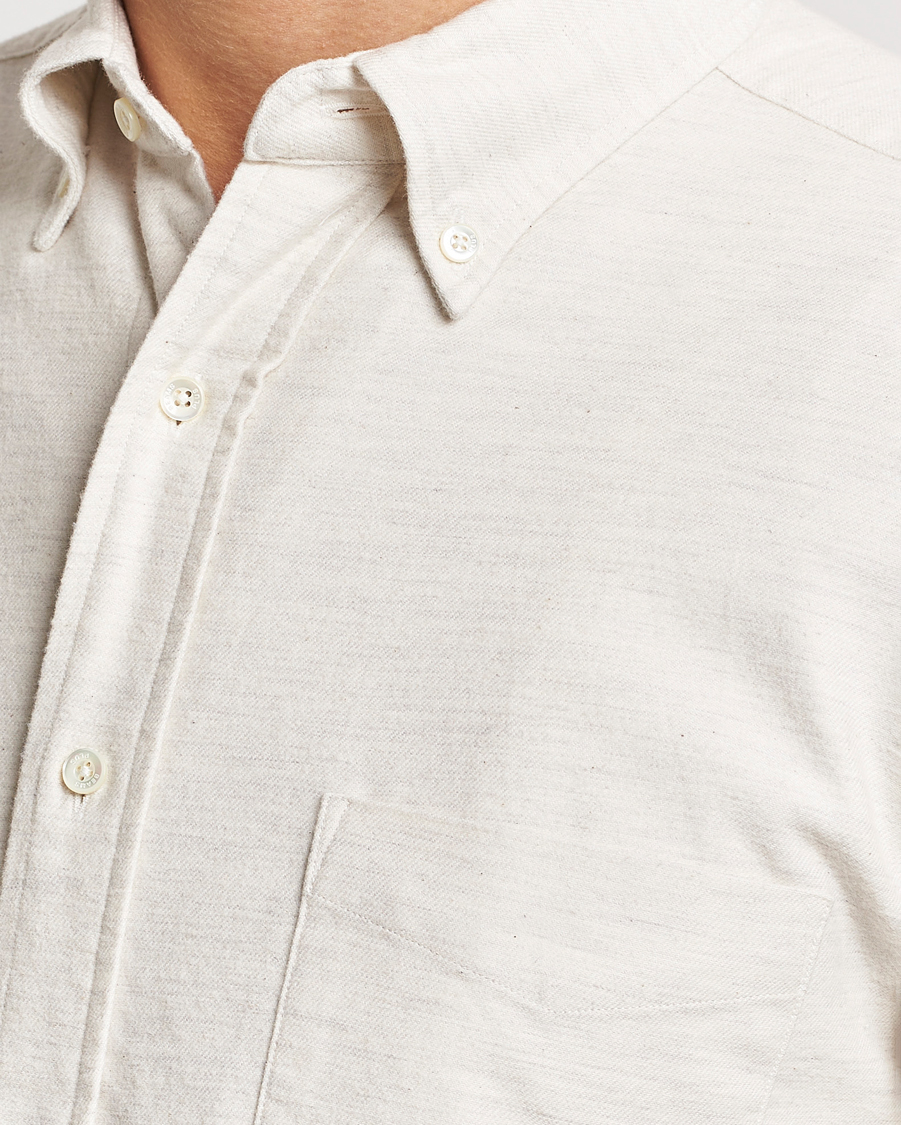 Homme | Chemises | BEAMS PLUS | Flannel Button Down Shirt Off White