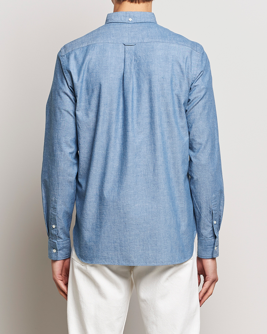 Homme | Chemises | BEAMS PLUS | Chambray Button Down Shirt Light Blue