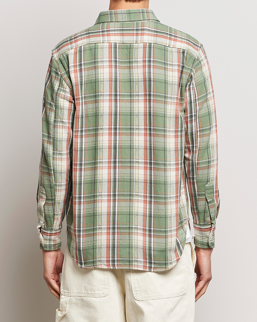 Homme | Chemises | BEAMS PLUS | Dobby Guide Overshirt Pale Green