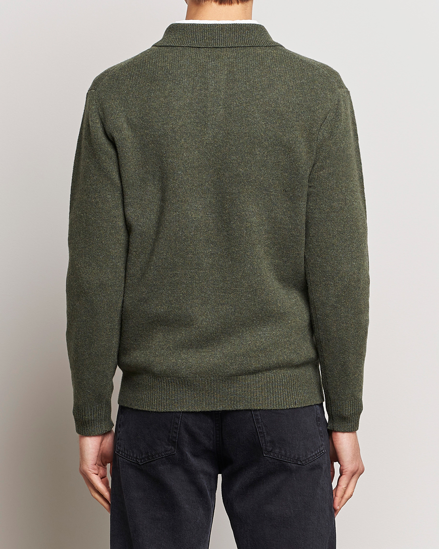 Homme | Pulls Et Tricots | BEAMS PLUS | Long Sleeve Knitted Polo Olive