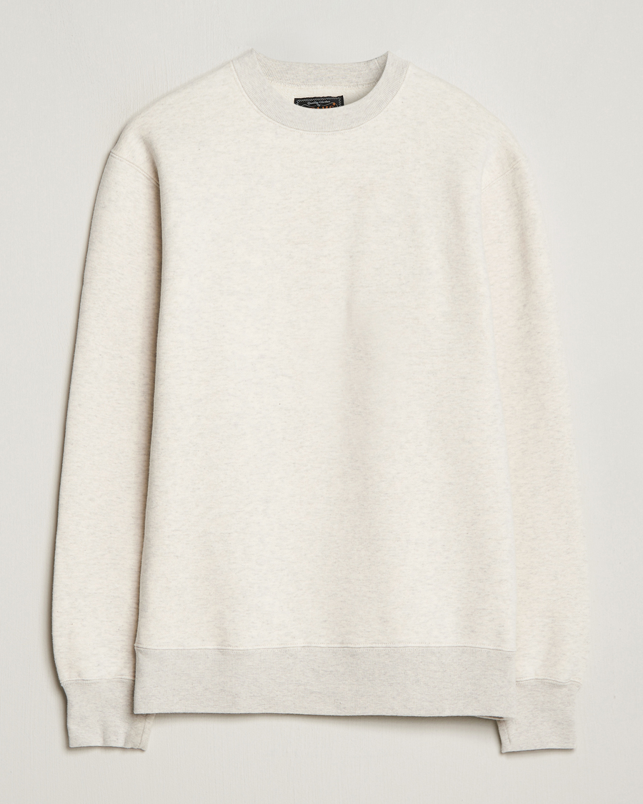Homme | Pulls Et Tricots | BEAMS PLUS | Japanese Crewneck Sweatshirt Off White