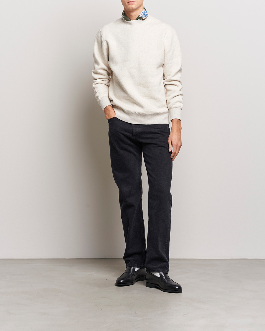 Homme | Pulls Et Tricots | BEAMS PLUS | Japanese Crewneck Sweatshirt Off White
