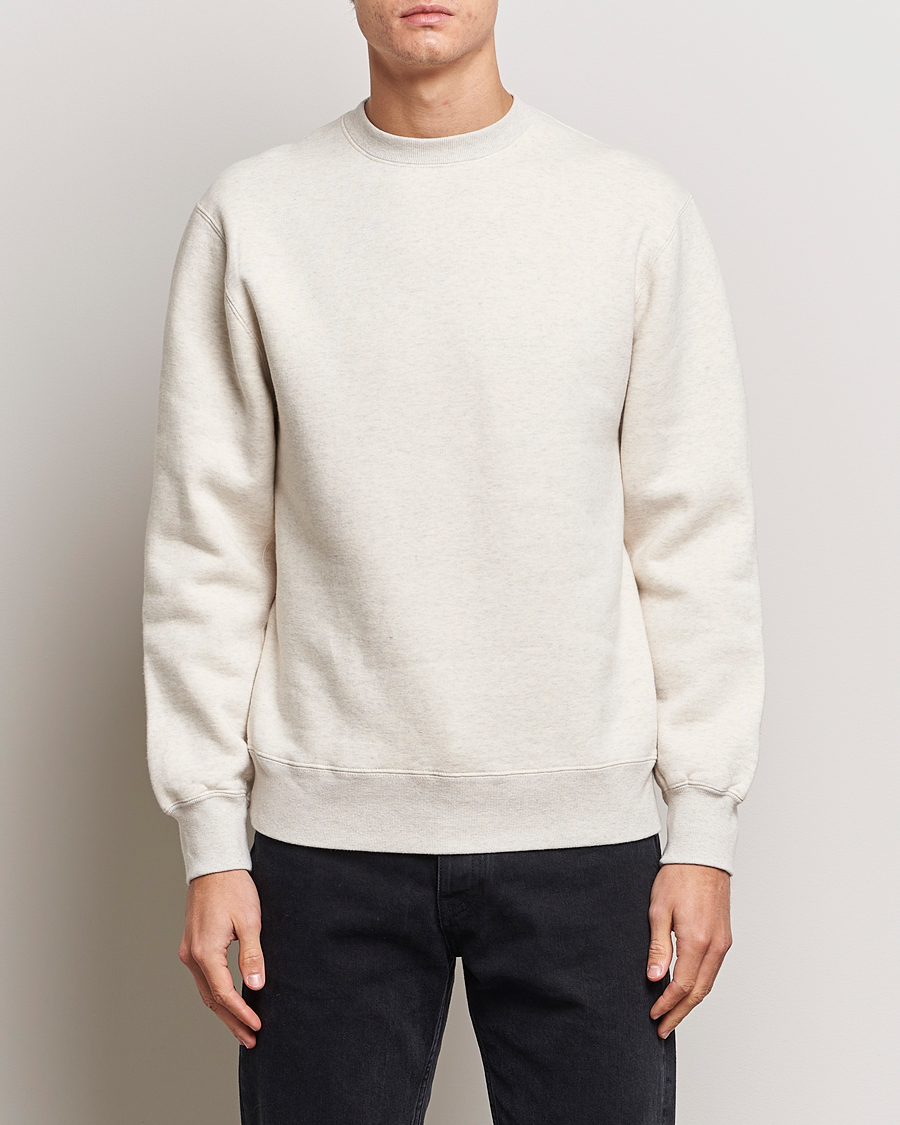 Homme | Pulls Et Tricots | BEAMS PLUS | Japanese Crewneck Sweatshirt Off White