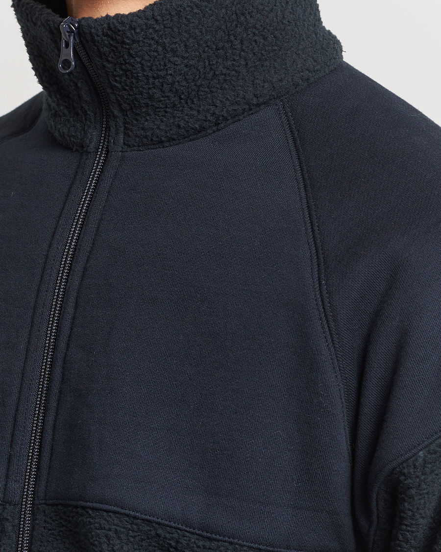 Homme | Pulls Et Tricots | BEAMS PLUS | MIL Zip Blouson Navy