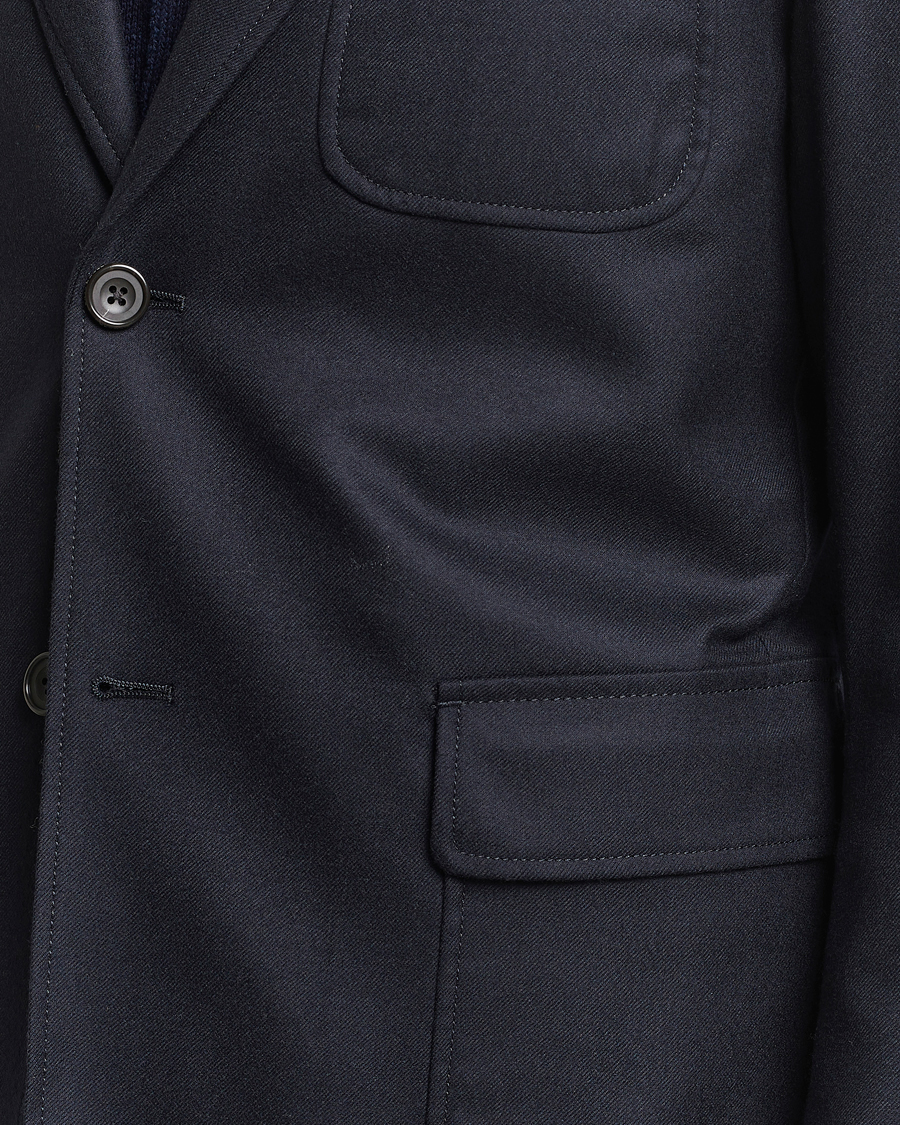 Homme | Blazers | BEAMS PLUS | Flannel Blazer Navy