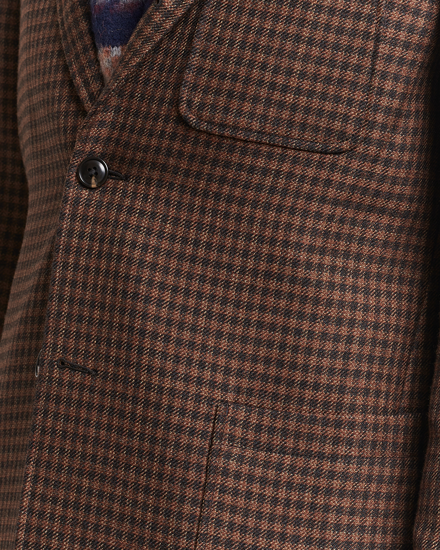 Homme | Blazers | BEAMS PLUS | Houndstooth Twill Blazer Brown