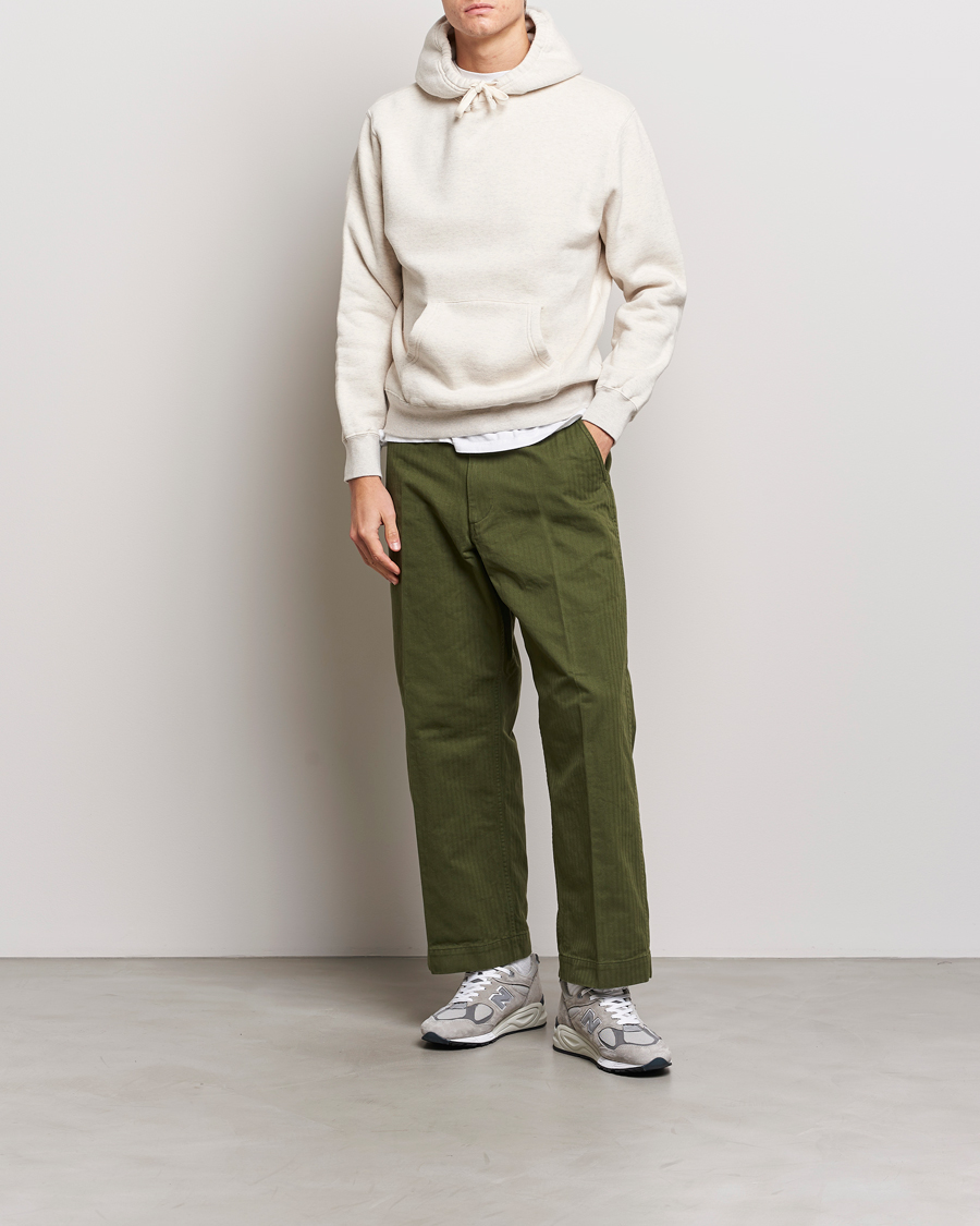 Homme | Pantalons | BEAMS PLUS | MIL Herringbone Trousers Olive