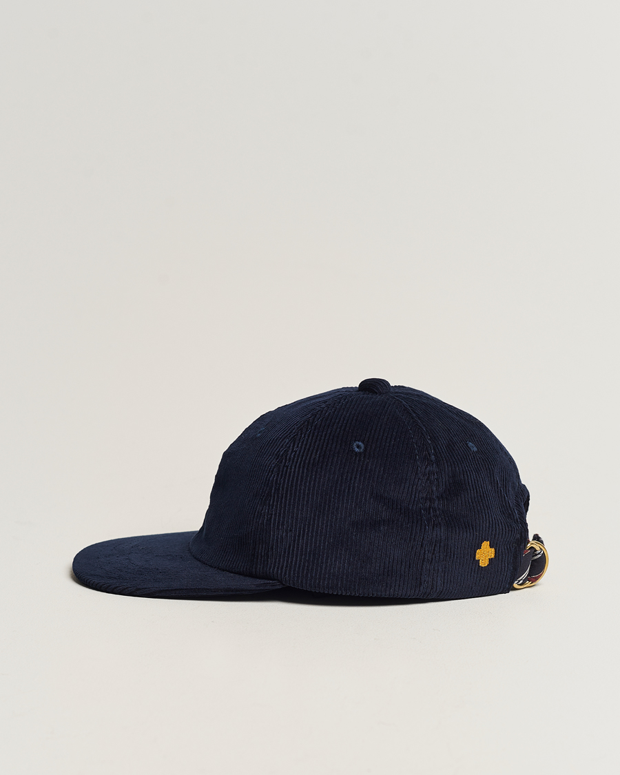 Homme | BEAMS PLUS 6 Panel Corduroy Cap Navy | BEAMS PLUS | 6 Panel Corduroy Cap Navy