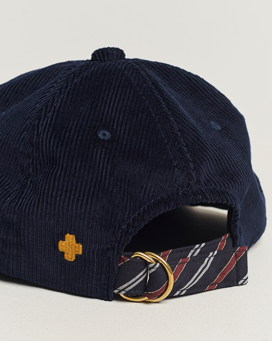 Homme | BEAMS PLUS 6 Panel Corduroy Cap Navy | BEAMS PLUS | 6 Panel Corduroy Cap Navy