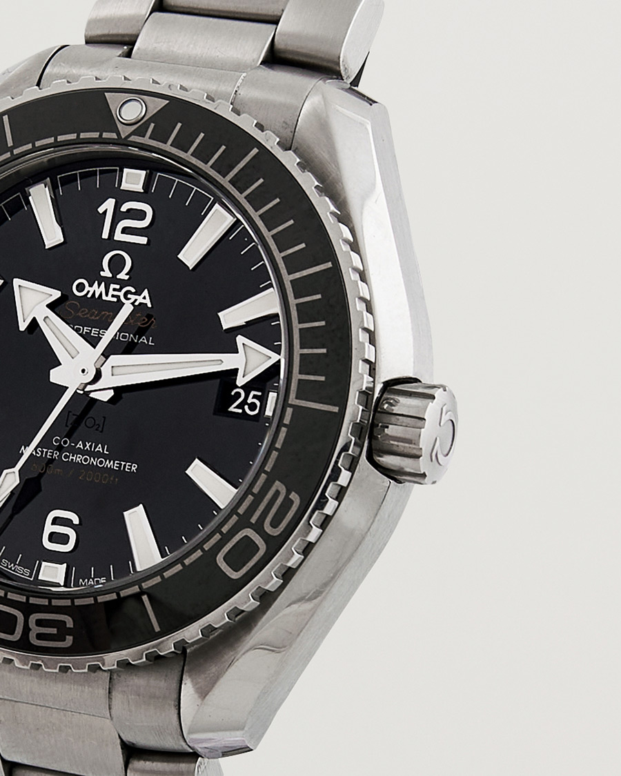 Homme | Omega Pre-Owned Seamaster Planet Ocean 21530402001001 Steel Black | Omega Pre-Owned | Seamaster Planet Ocean 21530402001001 Steel Black