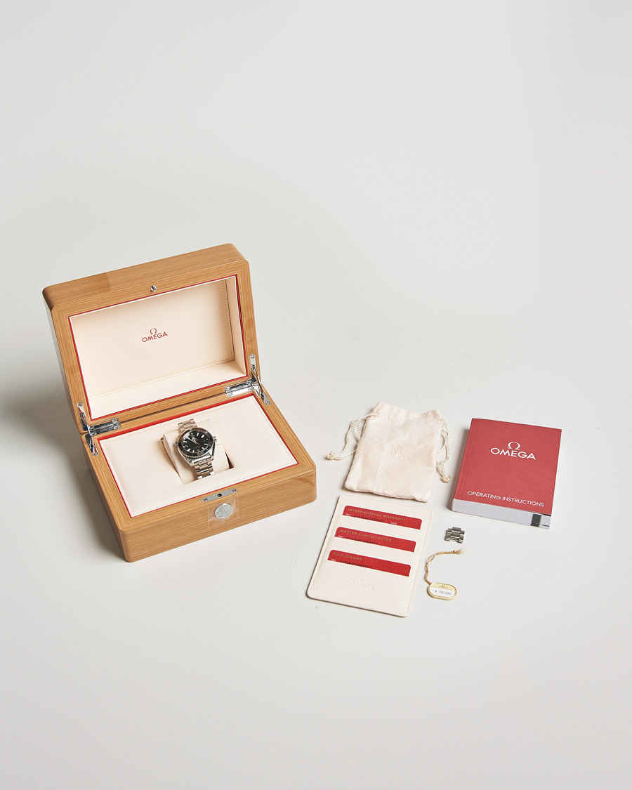 Homme | Omega Pre-Owned Seamaster Planet Ocean 21530402001001 Steel Black | Omega Pre-Owned | Seamaster Planet Ocean 21530402001001 Steel Black