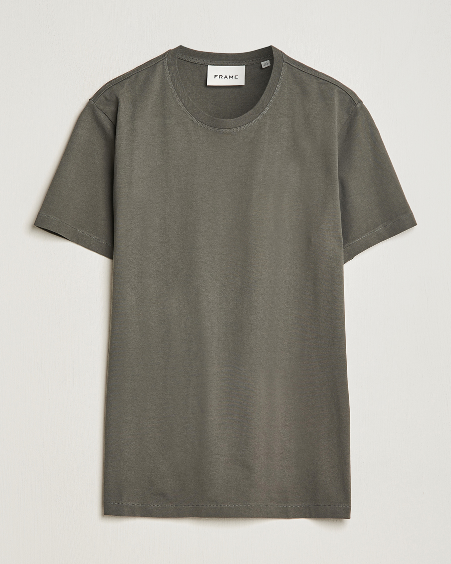Homme | T-shirts | FRAME | Logo T-Shirt Charcoal Grey