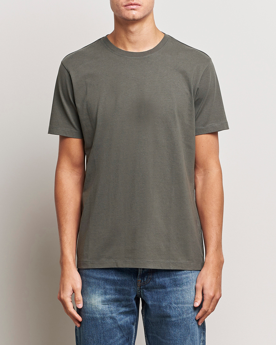 Homme | T-shirts | FRAME | Logo T-Shirt Charcoal Grey