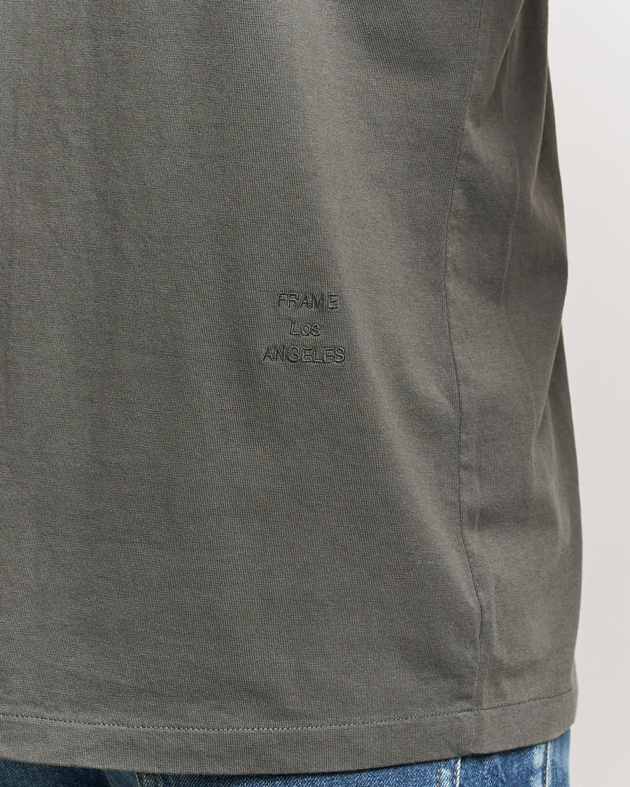 Homme | T-shirts | FRAME | Logo T-Shirt Charcoal Grey