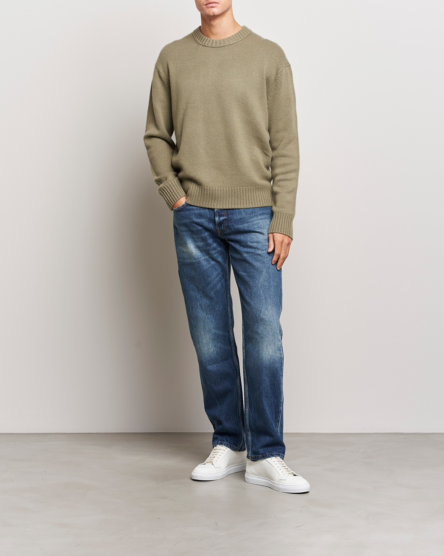 Homme | Pulls Et Tricots | FRAME | Cashmere Sweater Khaki Green